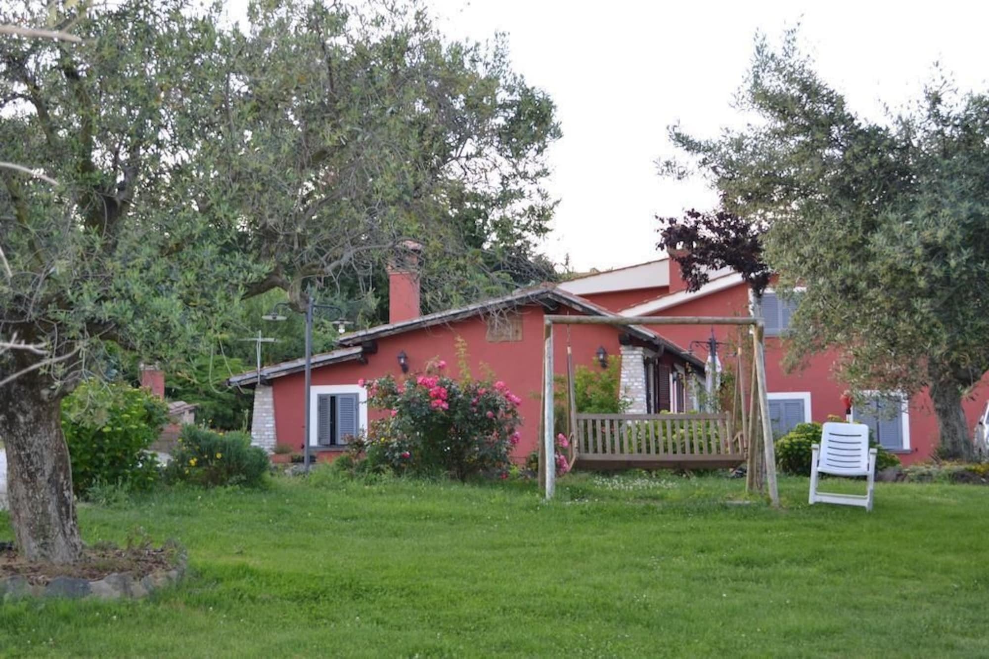Ferienwohnung Il Poggio Degli Ulivi Trevignano Romano Exterior foto